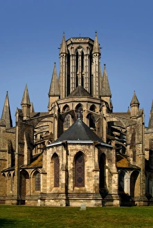 Manche Prints: Cathedral, Coutances, Cotentin Peninsula, Manche, Normandy, France, Europe