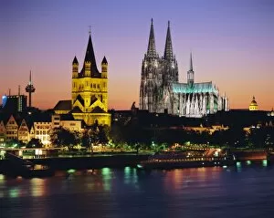 The Cathedral (Dom) and River Rhine