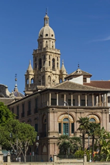 Palaces Prints: Cathedral and Episcopal Palace, Murcia, Spain, Europe