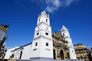 Panama Prints: Cathedral, historical old town, UNESCO World Heritage Site, Panama City