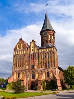 Images Dated 19th September 2008: Cathedral on Kants Island, Kaliningrad (Konigsberg), Russia, Europe