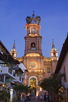 Images Dated 8th January 2009: Cathedral of Our Lady of Guadalupe, Puerto Vallarta, Jalisco State, Mexico, North America