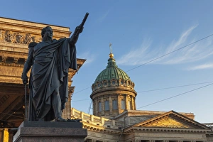 St Petersburg Prints: The Cathedral of Our Lady of Kazan, St. Petersburg, Russia, Europe