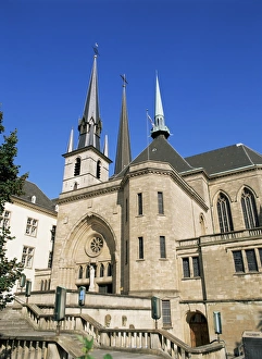 Luxembourg Prints: Cathedral, Luxembourg Town