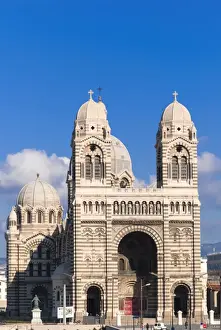 Cathedral of Marseille (Notre-Dame de la Major) (Sainte-Marie-Majeure), Marseille, Bouches du Rhone, Provence-Alpes-Cote-d Azur, France, Europe
