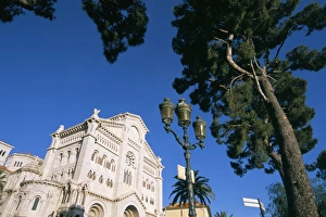 Lamps Prints: Cathedral, Monaco, Cote d Azur, Mediterranean, Europe