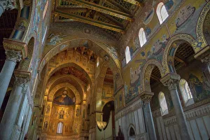 Sicily Prints: Cathedral of Monreale, Monreale, Palermo, Sicily, Italy, Europe