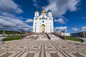 Cathedral of the Nativity, Ploshchad Pobedy, Yuzhno-Sakhalinsk, Sakhalin, Russia