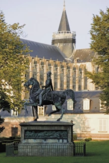 Seine Maritime Prints: Cathedral Notre Dame, Eu, Le Treport, Seine Maritime, Normandy, France, Europe