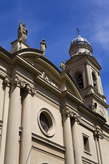 Uruguay Prints: Cathedral in the Old City District, Montevideo, Uruguay, South America