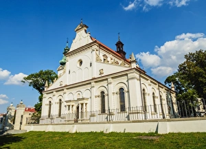 Polish Culture Prints: Cathedral, Old Town, UNESCO World Heritage Site, Zamosc, Lublin Voivodeship, Poland