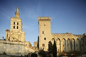 Belief Prints: Cathedral and Palais des Papes, UNESCO World Heritage Site, Avignon, Vaucluse, France