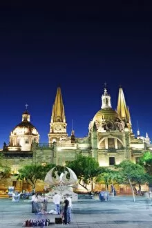 Images Dated 26th October 2010: Cathedral in Plaza de Armas, Guadalajara, Mexico, North America