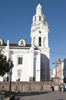 Images Dated 18th April 2010: Cathedral of Quito, Plaza de Independencia, Historic Center, Quito, Ecuador