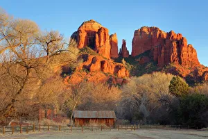 Fence Prints: Cathedral Rock at Red Rock Crossing