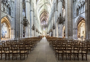 The cathedral of Saint Etienne, Bourges, UNESCO World Heritage Site, Cher, France, Europe