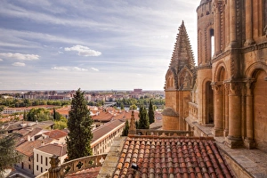 18th Century Gallery: The cathedral in Salamanca, UNESCO World Heritage Site, Castile and Leon, Spain, Europe