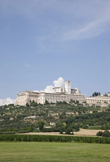 Assisi Prints: The Cathedral of San Francesco (St. Francis), Assisi, UNESCO World Heritage Site