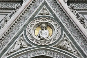 Angels Prints: Detail of the Cathedral of Santa Maria del Fiore, Florence, UNESCO World Heritage Site