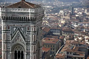 Images Dated 7th November 2006: Cathedral of Santa Maria del Fiore and aerial view of city, Florence, Tuscany, Italy