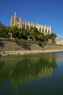 Images Dated 3rd July 2008: The Cathedral of Santa Maria of Palma, Palma, Mallorca, Spain, Europe