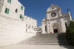 Images Dated 13th August 2008: The Cathedral of St. James, UNESCO World Heritage Site, Sibenik, Croatia, Europe