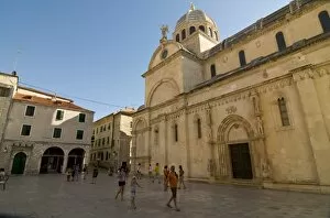 Images Dated 13th August 2008: The Cathedral of St. James, UNESCO World Heritage Site, Sibenik, Croatia, Europe