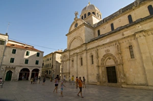 Images Dated 13th August 2008: The Cathedral of St. James, UNESCO World Heritage Site, Sibenik, Croatia, Europe