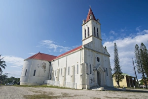 New Caledonia Prints: Cathedral of St. Joseph, Ouvea, Loyalty Islands, New Caledonia, Pacific