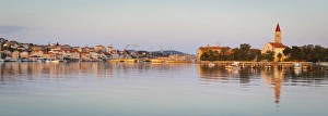 Trogir Prints: Cathedral of St. Lawrence illuminated at sunrise