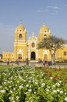 Trujillo Prints: Cathedral of Trujillo from Plaza de Armas, Trujillo, Peru, South America