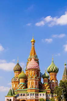 The Cathedral of Vasily the Blessed (St. Basils Cathedral), Red Square, UNESCO World Heritage Site