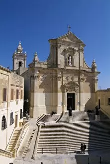 Cathedral, Victoria, Gozo, Malta, Mediterranean, Europe