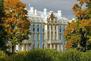 Catherine Palace Prints: Catherine Palace, UNESCO World Heritage Site, Pushkin, near St. Petersburg, Russia