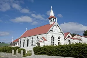 Images Dated 3rd March 2009: Catholic Church, Port Stanley, Falkland Islands, South America