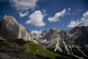 The Catinaccio, Rosengarten mountain range, Dolomites, eastern Alps, South Tyrol