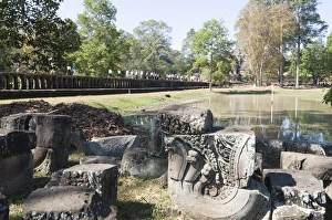 Baphuon Temple Prints: Causeway of Baphuon Temple, Angkor Thom, Angkor, UNESCO World Heritage Site