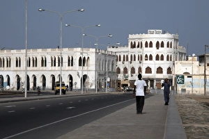 Cause Way Prints: The causeway leading to Massawa Island, Massawa, Eritrea, Africa