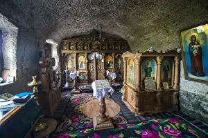 Altar Prints: Cave monastery in the historical temple complex of old Orhei (Orheiul Vechi)