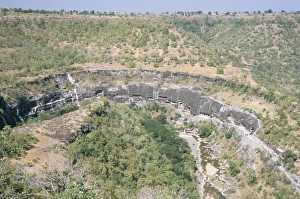 Ajanta Prints: Cave temples