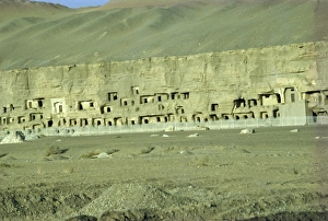 Caves Prints: Caves at Dunhuang, UNESCO World Heritage Site, Gansu province, China, Asia