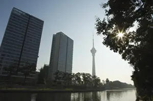 The CCTV Tower, China Central Television is the countrys national public broadcaster