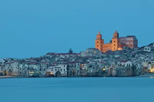 Sicily Prints: Cefalu, Palermo district, Sicily, Italy, Mediterranean, Europe