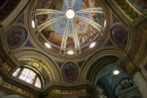 Haifa Prints: Ceiling in the Church of the Carmelite Stella Maris Monastery on Mount Carmel