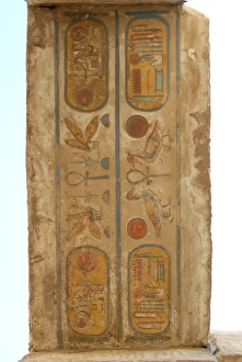 Hieroglyphic Prints: Ceiling of the hypostyle hall, Temple of Karnak