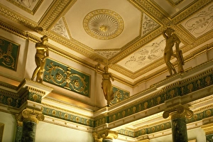 Ceiling, Syon House, Greater London, England, United Kingdom, Europe