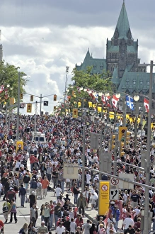 Canadian Culture Prints: Celebration of Canada Day on July 1, Ottawa, Ontario, Canada, North America