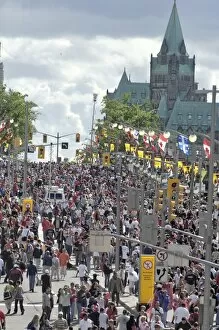 Images Dated 1st July 2007: Celebration of Canada Day on July 1, Ottawa, Ontario, Canada, North America