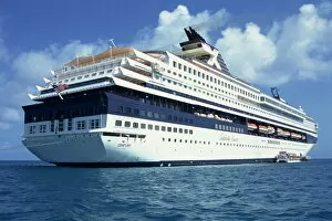 Images Dated 7th January 2000: Celebrity Cruises Liner ship in the Caribbean