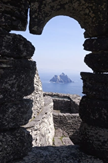 Images Dated 13th April 2010: Celtic Monastery, Skellig Michael, UNESCO World Heritage Site, County Kerry
